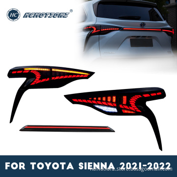 HCMOTIONZ 2021-2022 Toyota Sienna Tail Lights Start-up Animation Assembly